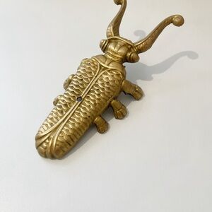 Gold Beetle Decorative Accent